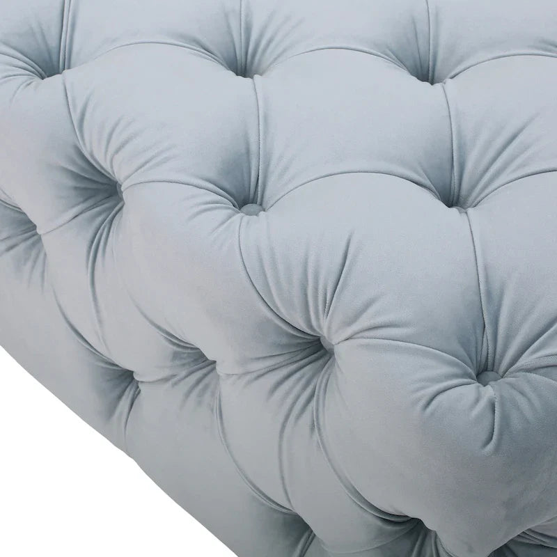 Christopher Knight Home Piper Glam Tufted Velvet Ottoman Bench 24