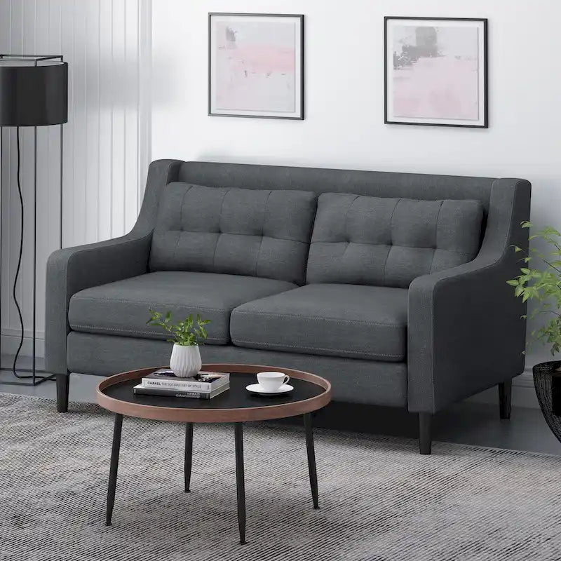 Christopher Knight Home Galene Modern Fabric Loveseat - Dimensions: 58"W x 33.5"L x 34.5"H 8
