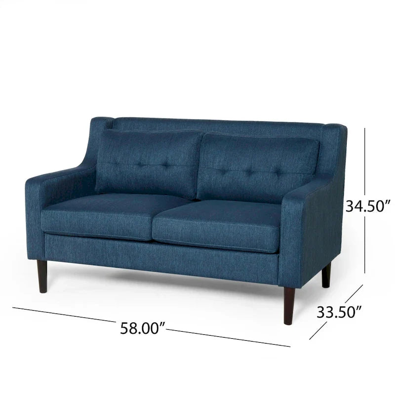 Christopher Knight Home Galene Modern Fabric Loveseat - Dimensions: 58"W x 33.5"L x 34.5"H 20