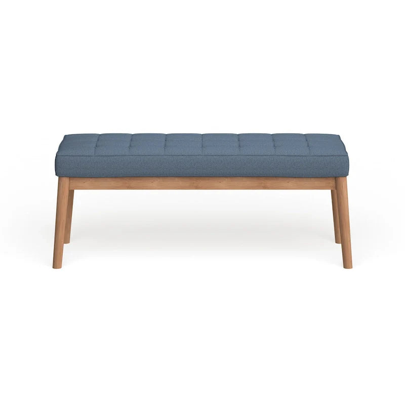 Christopher Knight Home Saxon Mid-Century Tufted Fabric Ottoman Bench - 43" L x 15.75" W x 17" H 10