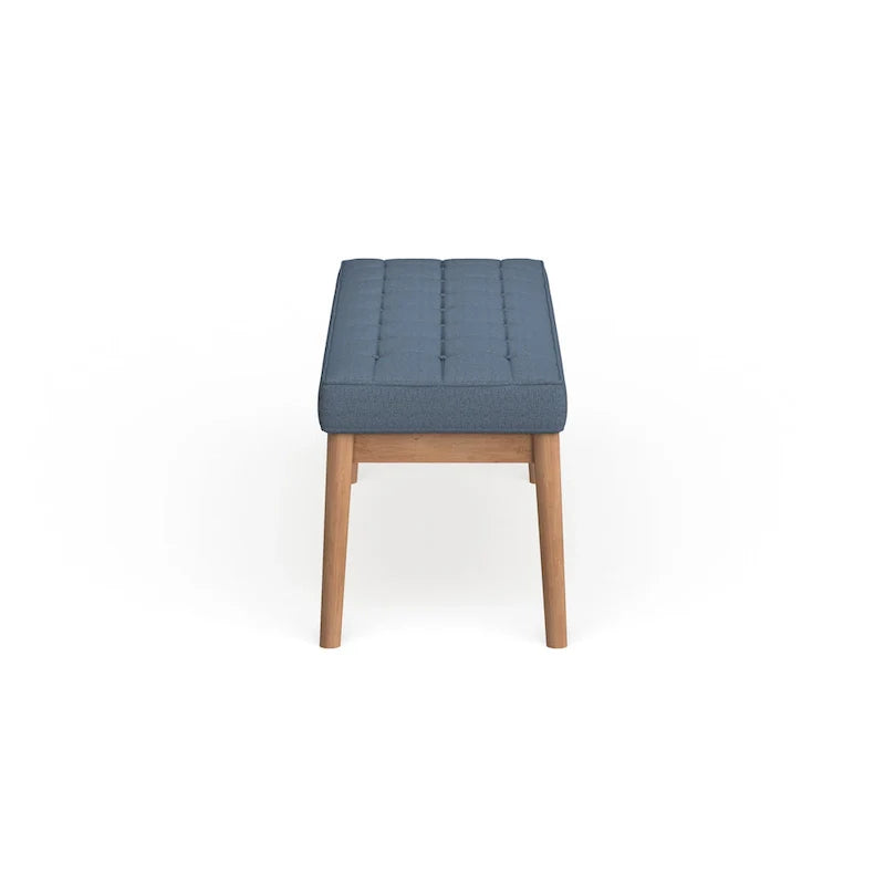 Christopher Knight Home Saxon Mid-Century Tufted Fabric Ottoman Bench - 43" L x 15.75" W x 17" H 11