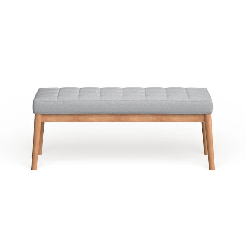 Christopher Knight Home Saxon Mid-Century Tufted Fabric Ottoman Bench - 43" L x 15.75" W x 17" H 16