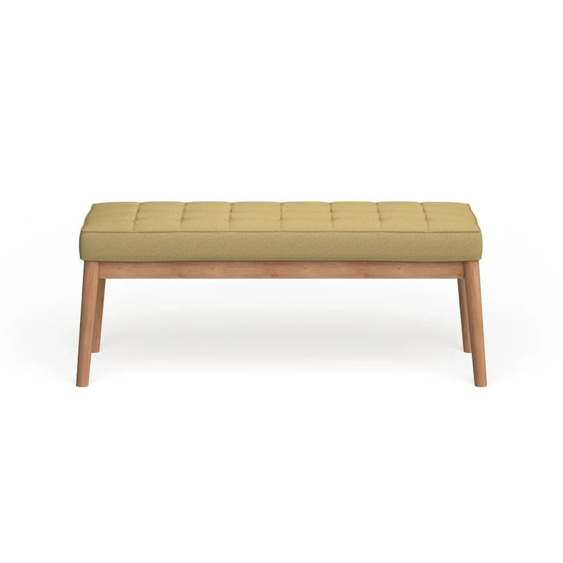 Christopher Knight Home Saxon Mid-Century Tufted Fabric Ottoman Bench - 43" L x 15.75" W x 17" H 20