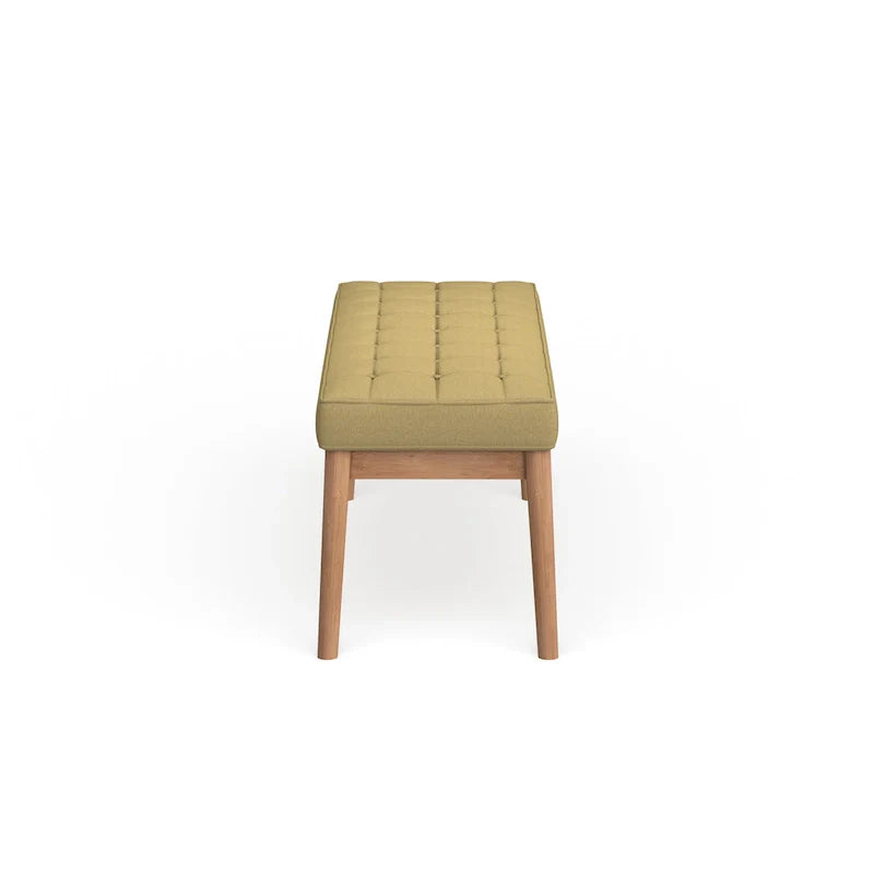 Christopher Knight Home Saxon Mid-Century Tufted Fabric Ottoman Bench - 43" L x 15.75" W x 17" H 21