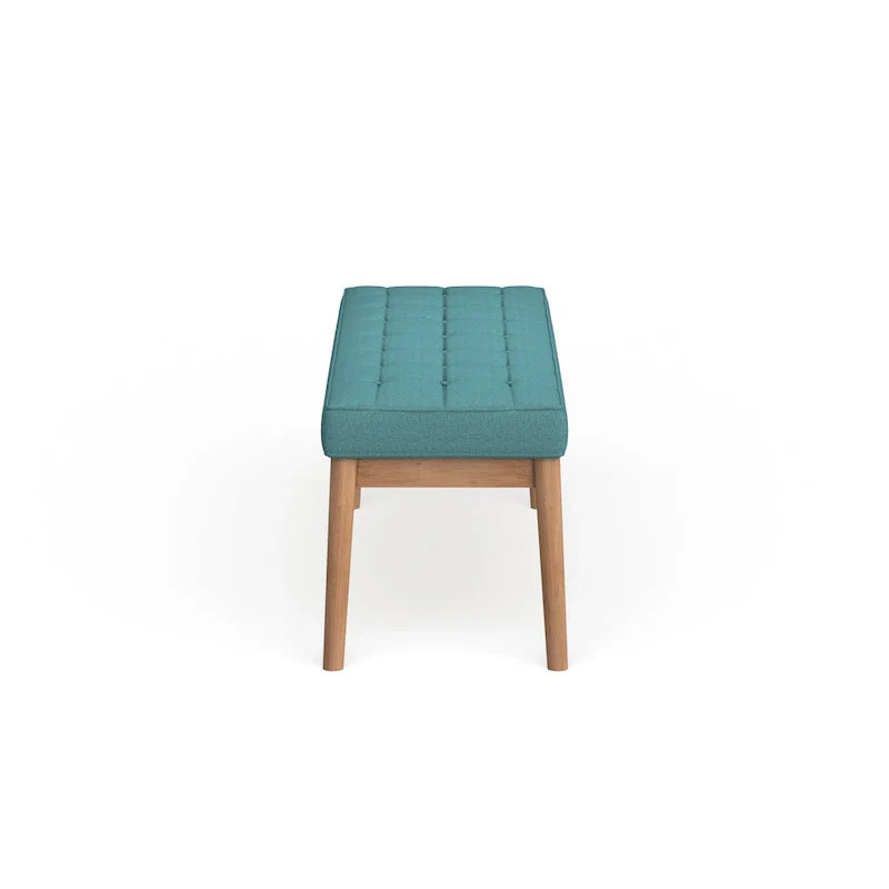 Christopher Knight Home Saxon Mid-Century Tufted Fabric Ottoman Bench - 43" L x 15.75" W x 17" H 29
