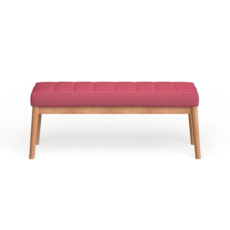 Christopher Knight Home Saxon Mid-Century Tufted Fabric Ottoman Bench - 43" L x 15.75" W x 17" H 36