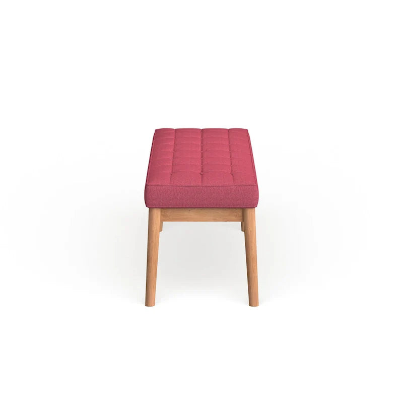 Christopher Knight Home Saxon Mid-Century Tufted Fabric Ottoman Bench - 43" L x 15.75" W x 17" H 37