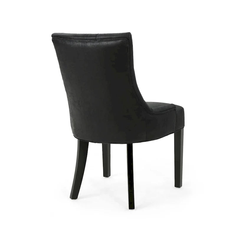 Set of 4 Contemporary Tufted Dining Chairs - Hayden Collection by Christopher Knight Home 3