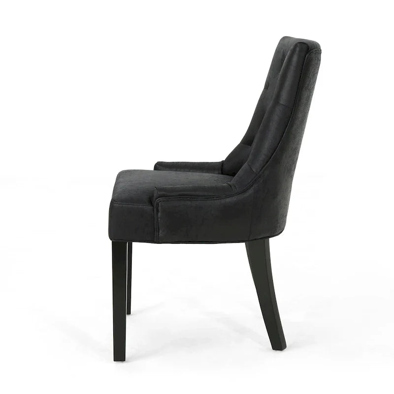 Set of 4 Contemporary Tufted Dining Chairs - Hayden Collection by Christopher Knight Home 4