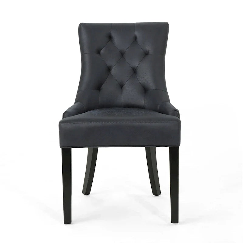 Set of 4 Contemporary Tufted Dining Chairs - Hayden Collection by Christopher Knight Home 7