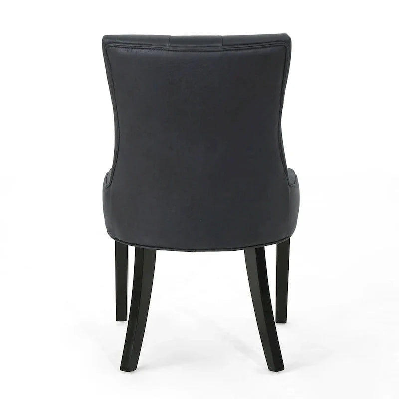Set of 4 Contemporary Tufted Dining Chairs - Hayden Collection by Christopher Knight Home 8