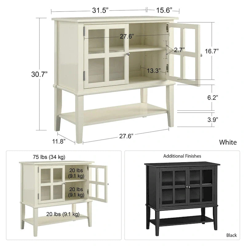 Avenue Greene Bantum Double Door Storage Cabinet 6