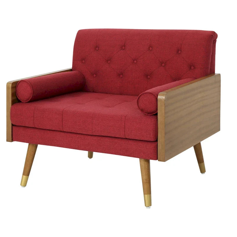 Frankie Mid-Century Modern Club Chair by Christopher Knight Home 2