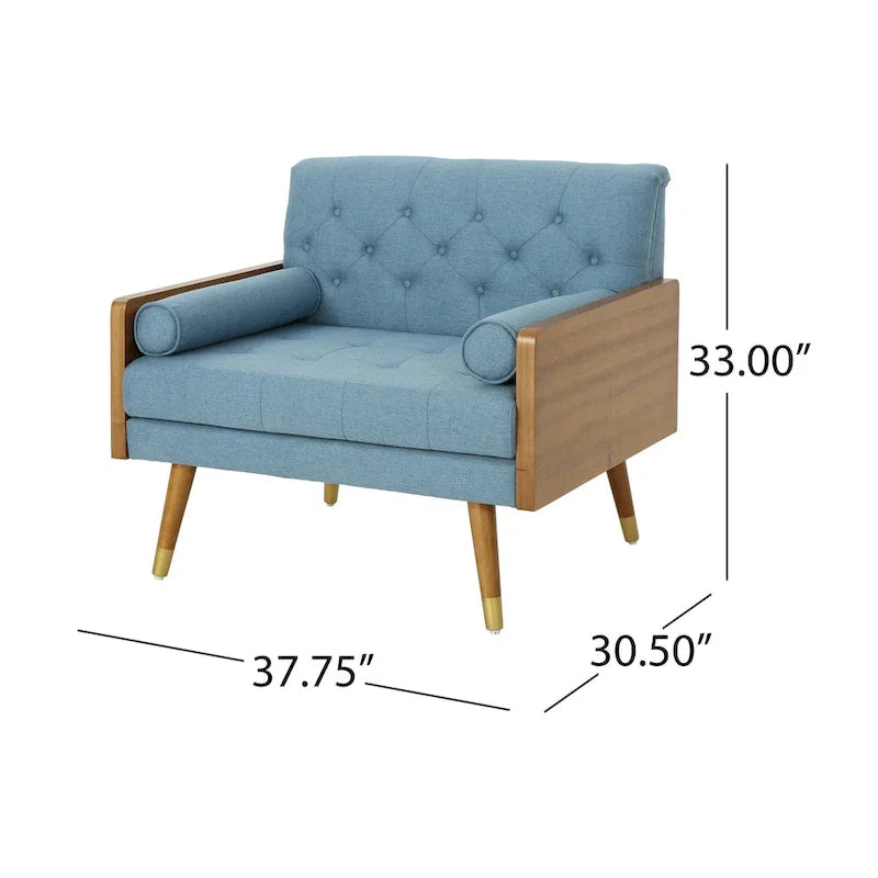 Frankie Mid-Century Modern Club Chair by Christopher Knight Home 16