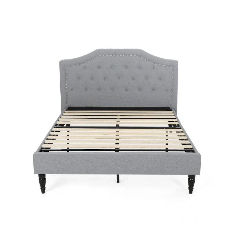 Christopher Knight Home Elinor Queen Upholstered Platform Bed 8