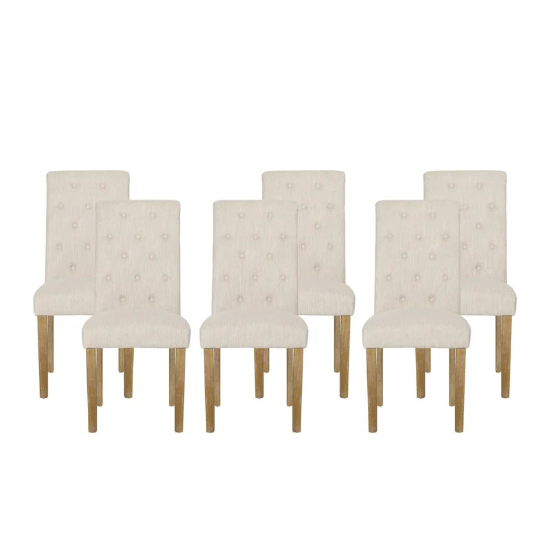 Set of 6 Aruda Upholstered Dining Chairs by Christopher Knight Home 35