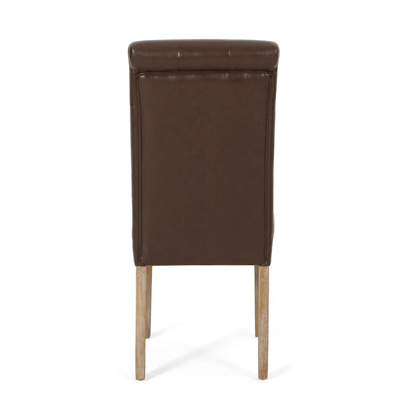 Set of 6 Aruda Upholstered Dining Chairs by Christopher Knight Home 19