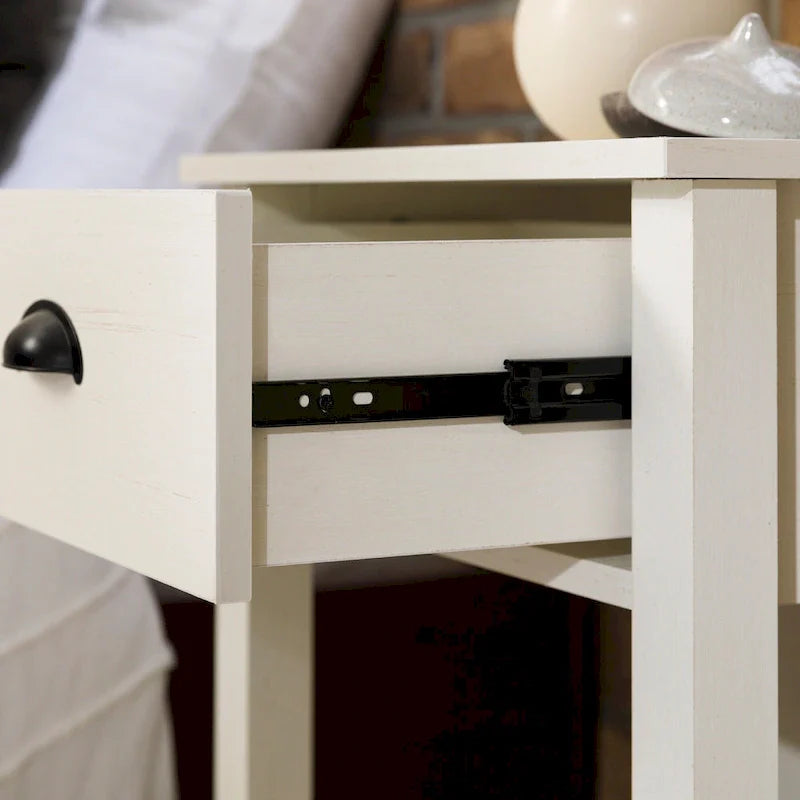 Set of 2 Middlebrook Farmhouse Nightstands with One Drawer 19