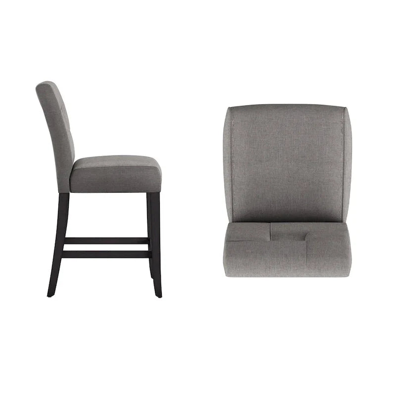 Brda Keyhole Counter Height High Back Stools - Set of 2 10