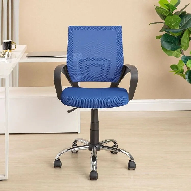 Adjustable Ergonomic Office Chair with Breathable Mesh, Lumbar Support, and 360-Degree Swivel Wheels for Enhanced Mobility 50