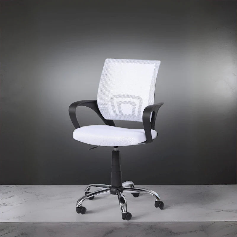 Adjustable Ergonomic Office Chair with Breathable Mesh, Lumbar Support, and 360-Degree Swivel Wheels for Enhanced Mobility 53