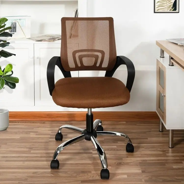 Adjustable Ergonomic Office Chair with Breathable Mesh, Lumbar Support, and 360-Degree Swivel Wheels for Enhanced Mobility 1