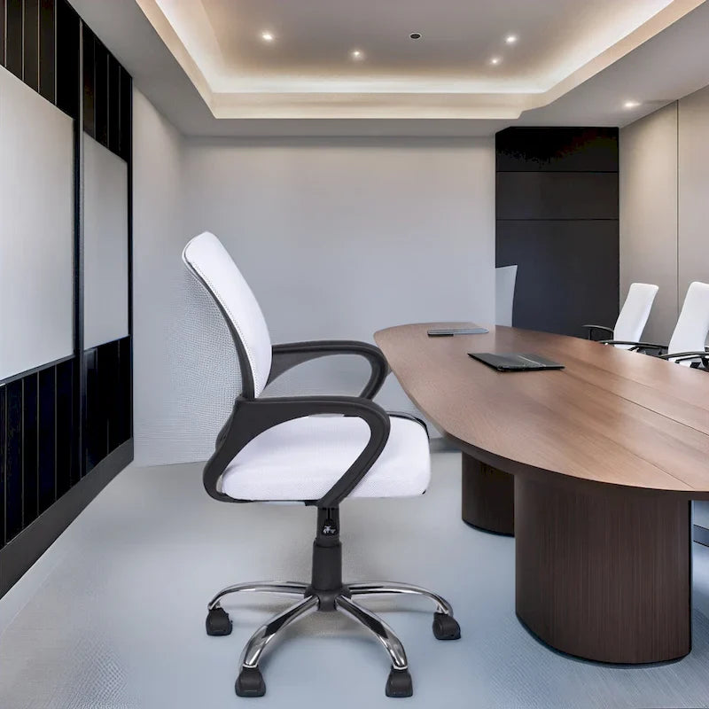 Adjustable Ergonomic Office Chair with Breathable Mesh, Lumbar Support, and 360-Degree Swivel Wheels for Enhanced Mobility 41