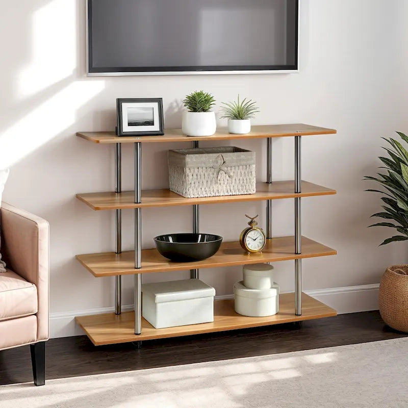 Convenience Concepts Designs2Go XL 55-Inch Highboy 4-Tier Television Stand 35
