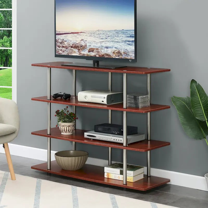 Convenience Concepts Designs2Go XL 55-Inch Highboy 4-Tier Television Stand 39