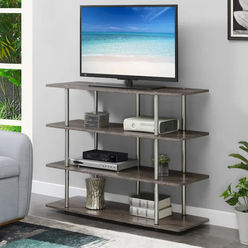 Convenience Concepts Designs2Go XL 55-Inch Highboy 4-Tier Television Stand 40
