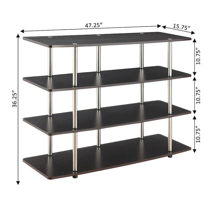 Convenience Concepts Designs2Go XL 55-Inch Highboy 4-Tier Television Stand 3