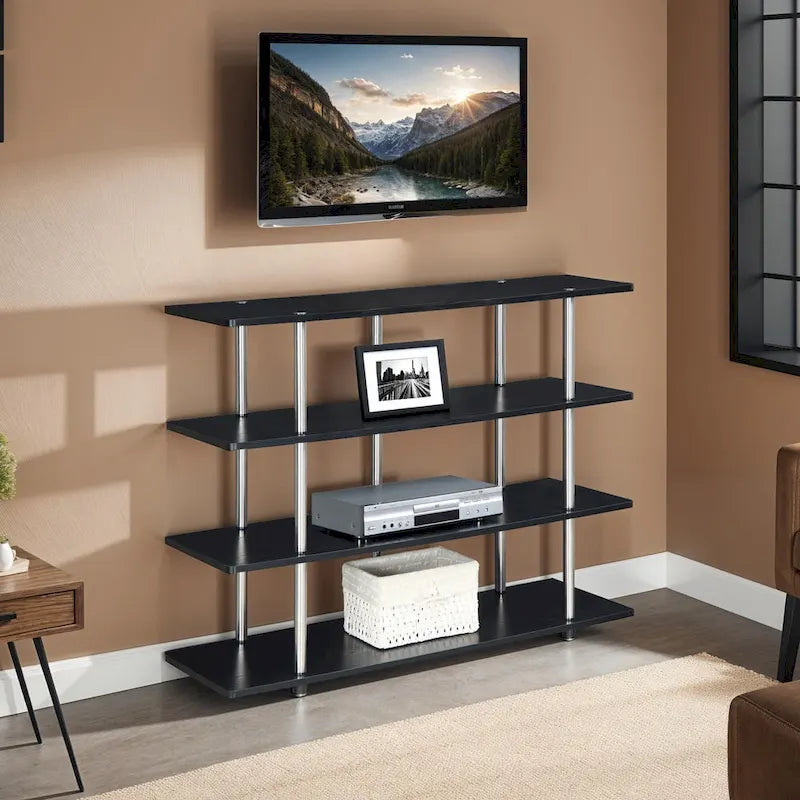 Convenience Concepts Designs2Go XL 55-Inch Highboy 4-Tier Television Stand 9