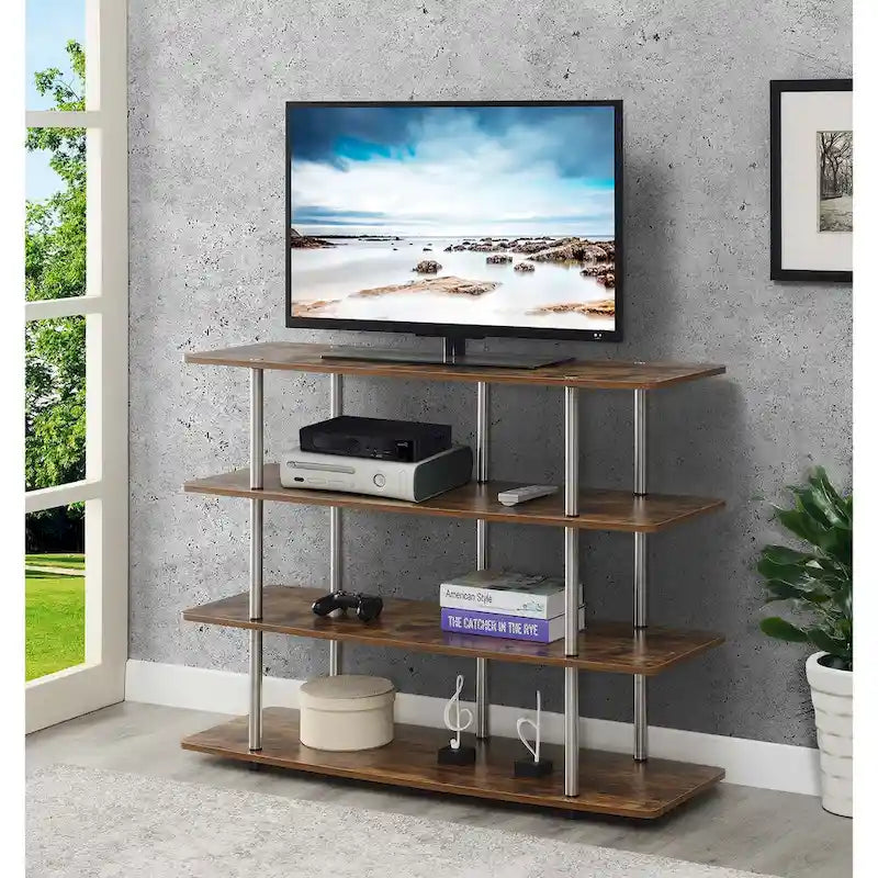 Convenience Concepts Designs2Go XL 55-Inch Highboy 4-Tier Television Stand 14