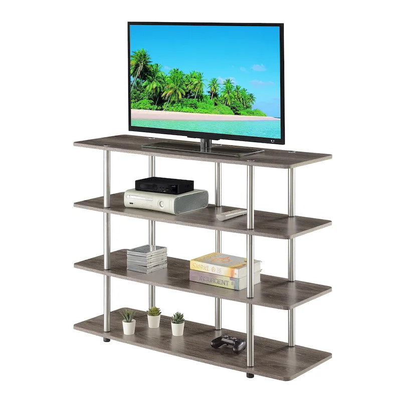 Convenience Concepts Designs2Go XL 55-Inch Highboy 4-Tier Television Stand 23