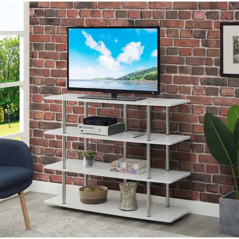 Convenience Concepts Designs2Go XL 55-Inch Highboy 4-Tier Television Stand 26