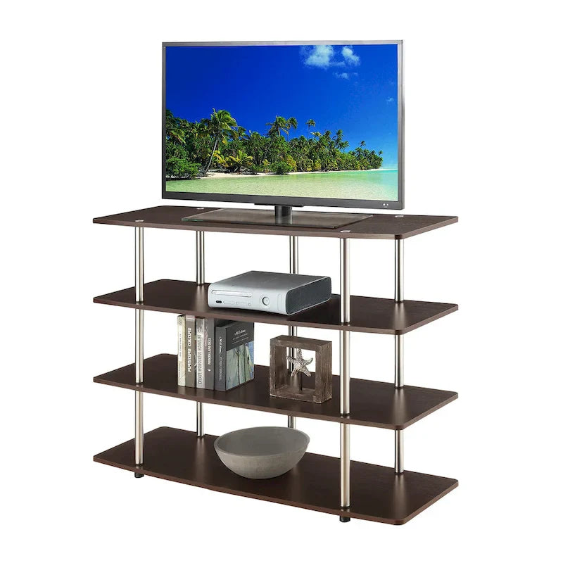 Convenience Concepts Designs2Go XL 55-Inch Highboy 4-Tier Television Stand 31