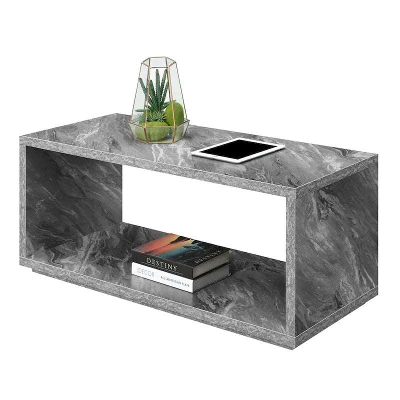 Northfield Admiral Coffee Table with Shelf by Convenience Concepts 6