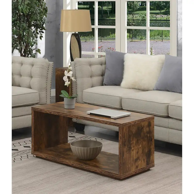 Northfield Admiral Coffee Table with Shelf by Convenience Concepts 7