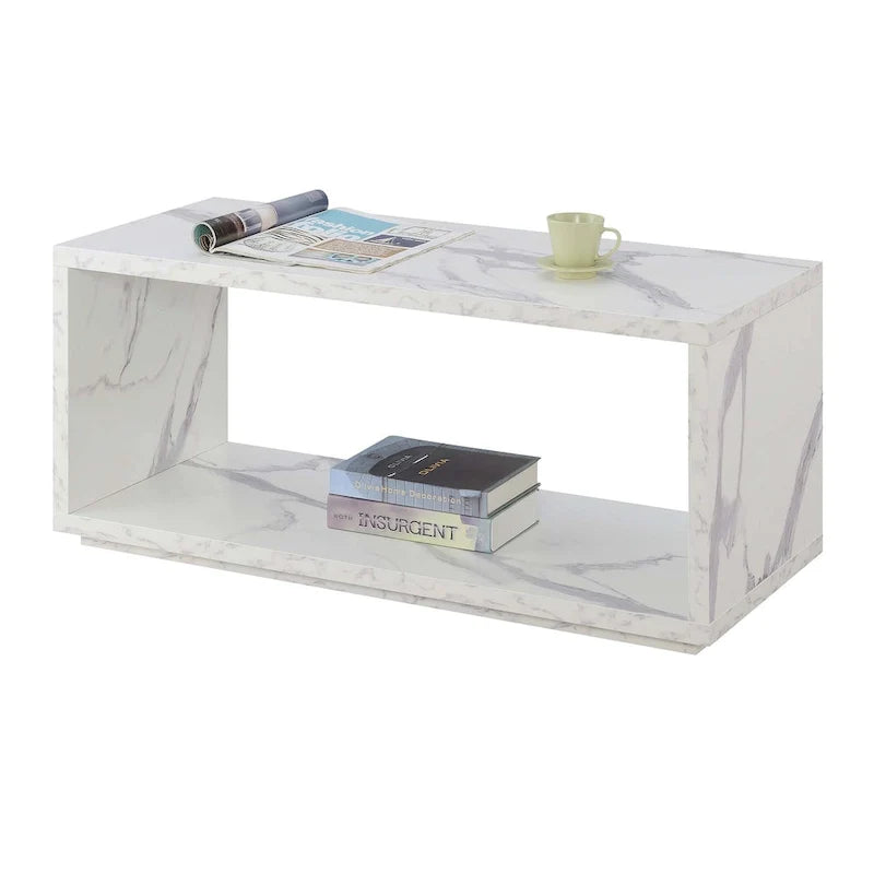 Northfield Admiral Coffee Table with Shelf by Convenience Concepts 16