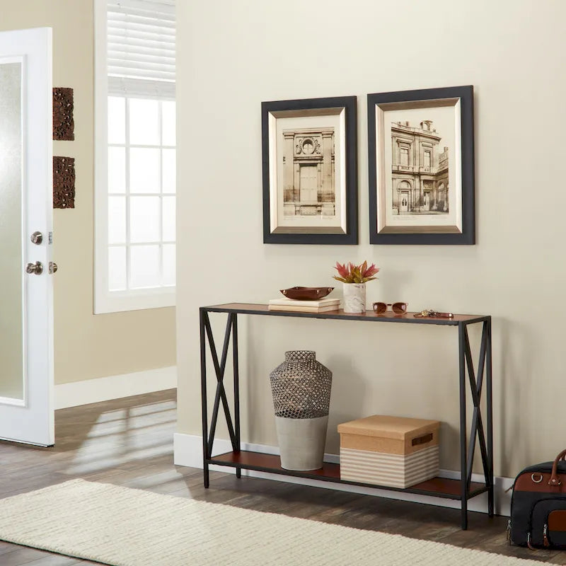 Tucson Console Table with Shelf by Convenience Concepts 1
