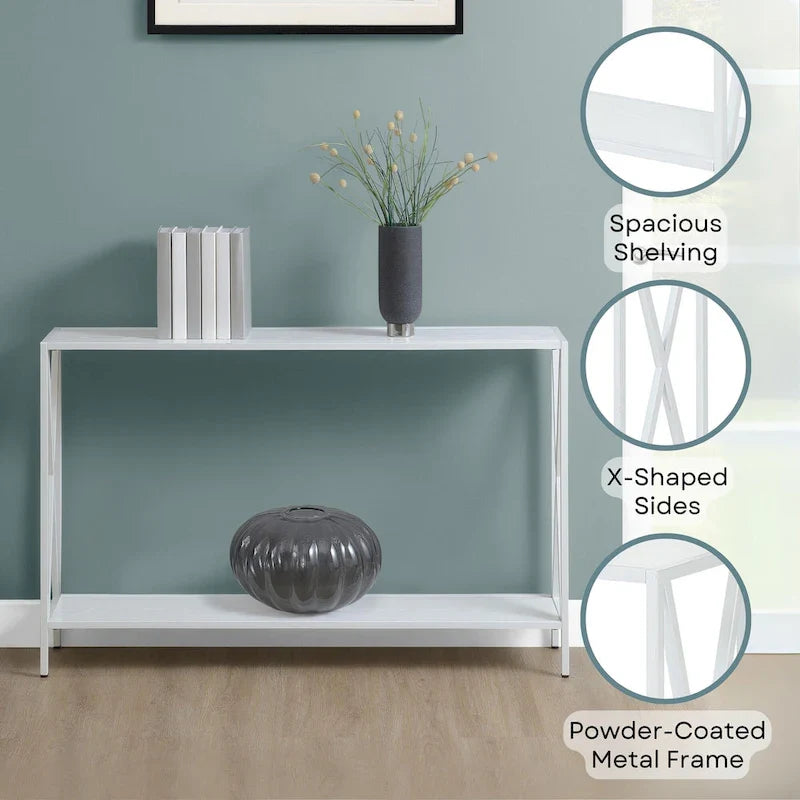 Tucson Console Table with Shelf by Convenience Concepts 8