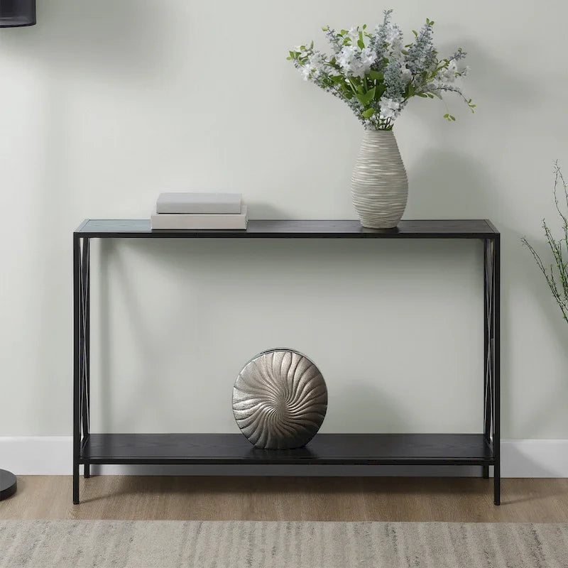 Tucson Console Table with Shelf by Convenience Concepts 10