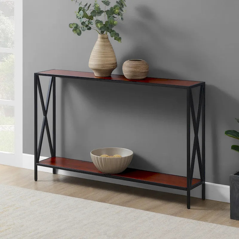 Tucson Console Table with Shelf by Convenience Concepts 18