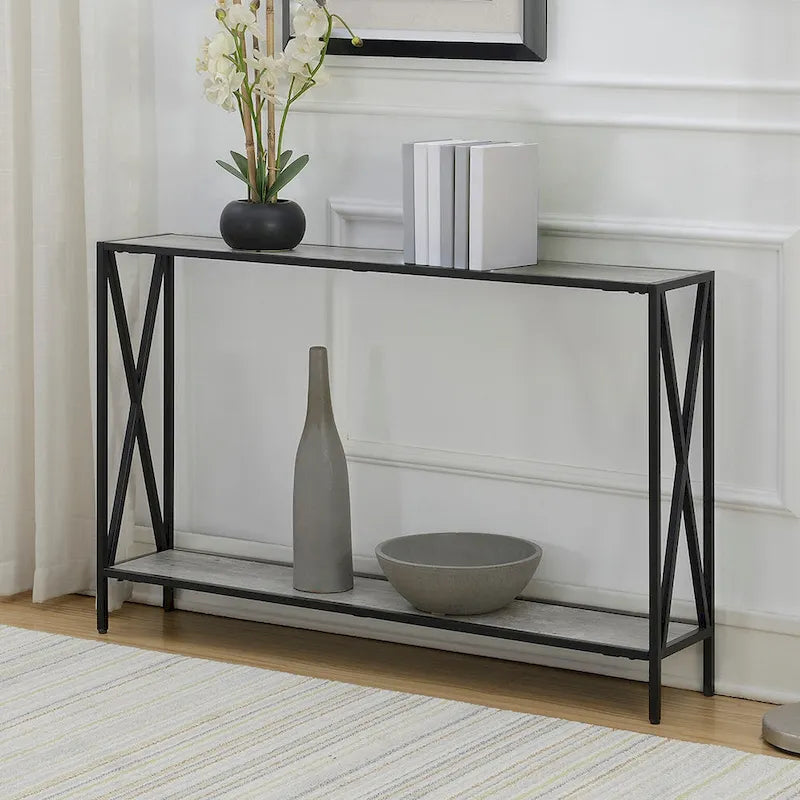 Tucson Console Table with Shelf by Convenience Concepts 22