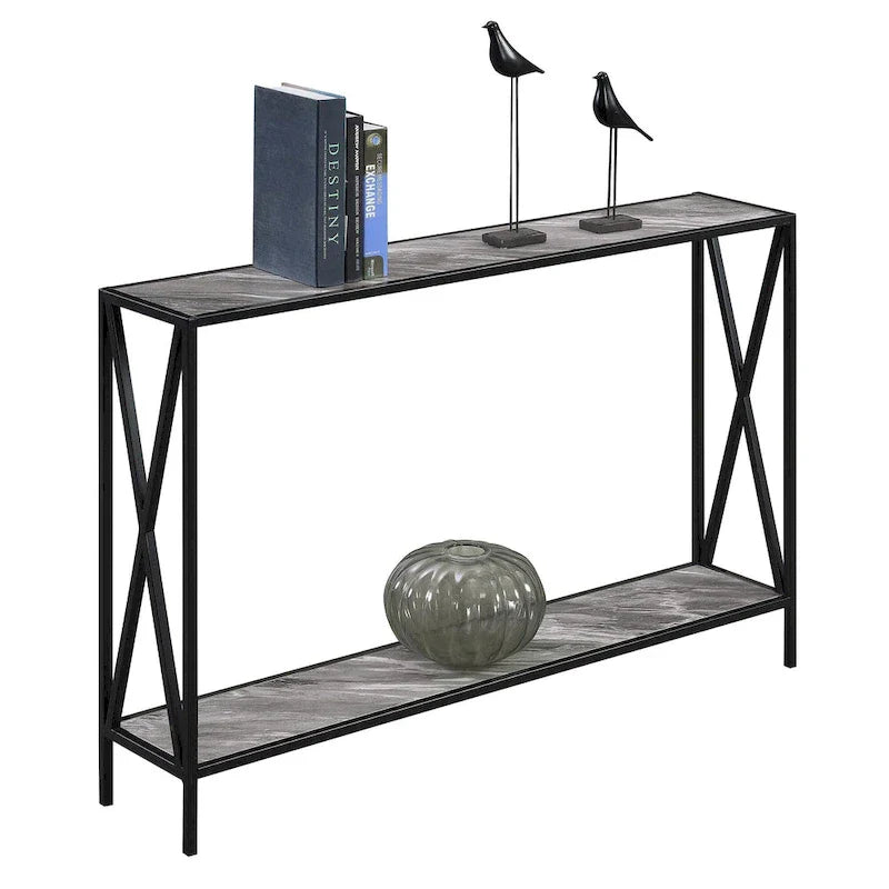 Tucson Console Table with Shelf by Convenience Concepts 26