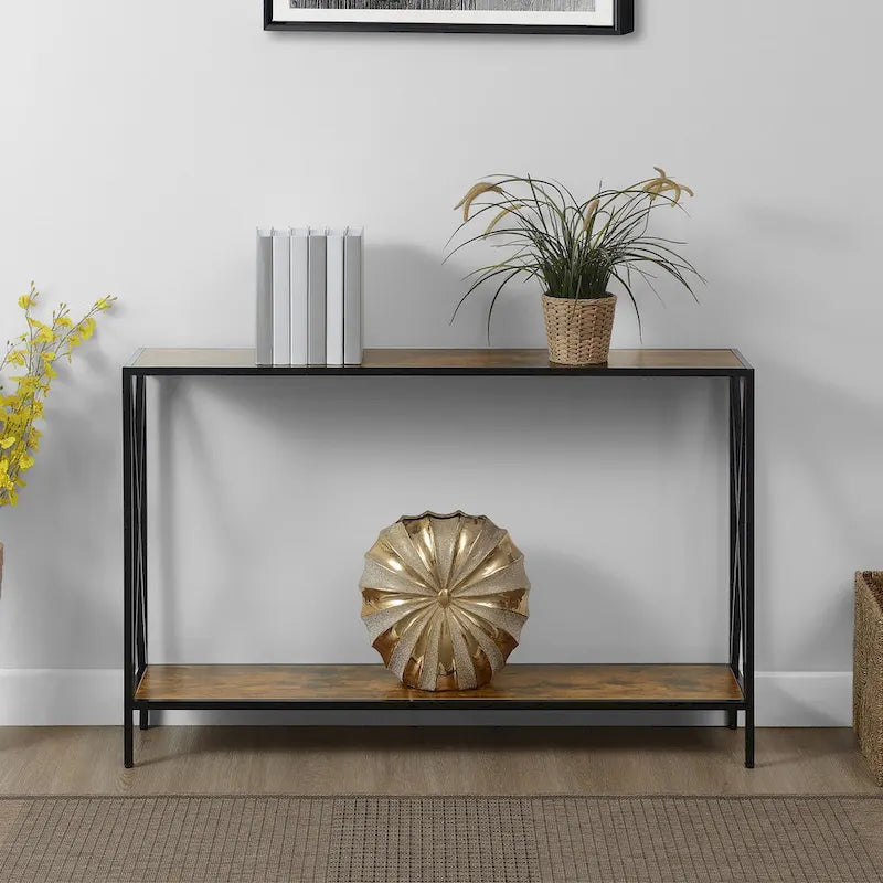 Tucson Console Table with Shelf by Convenience Concepts 33