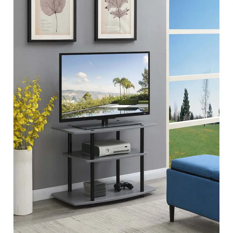 Convenience Concepts Designs2Go Tool-Free 3-Tier TV Stand 6