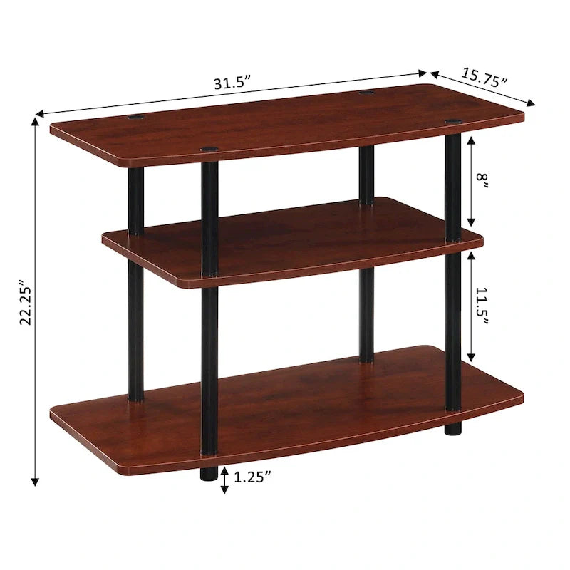 Convenience Concepts Designs2Go Tool-Free 3-Tier TV Stand 11