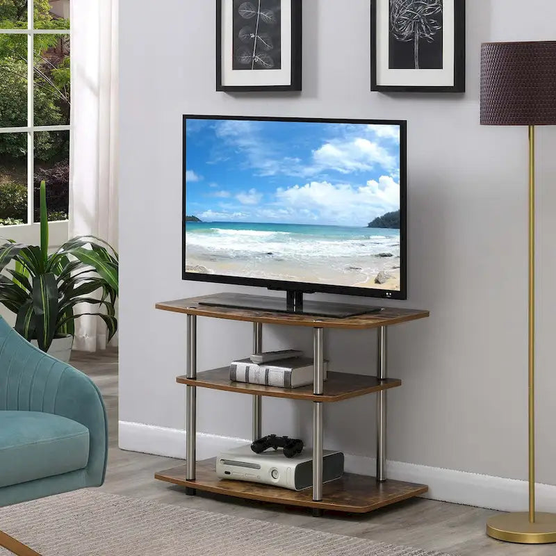 Convenience Concepts Designs2Go Tool-Free 3-Tier TV Stand 16