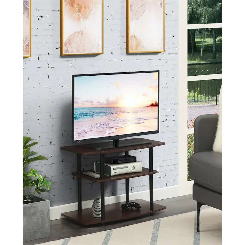 Convenience Concepts Designs2Go Tool-Free 3-Tier TV Stand 30